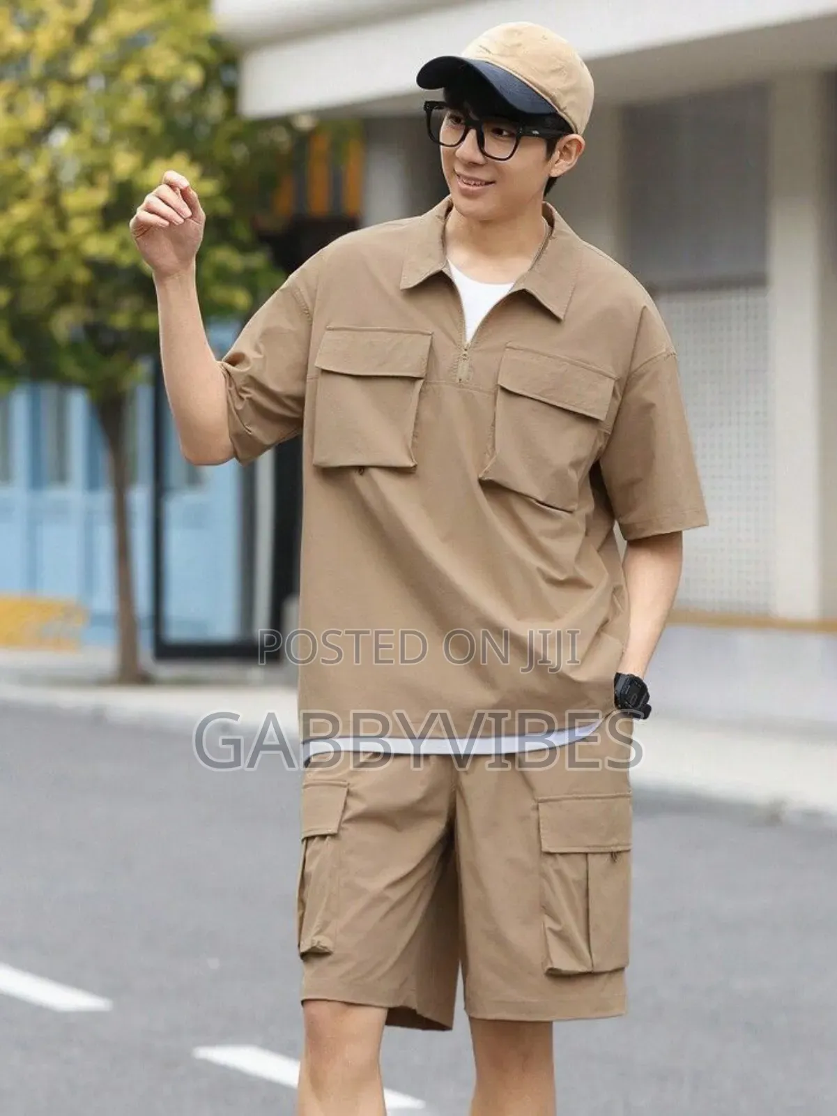 Khaki Akya 3 in 1 Outfit