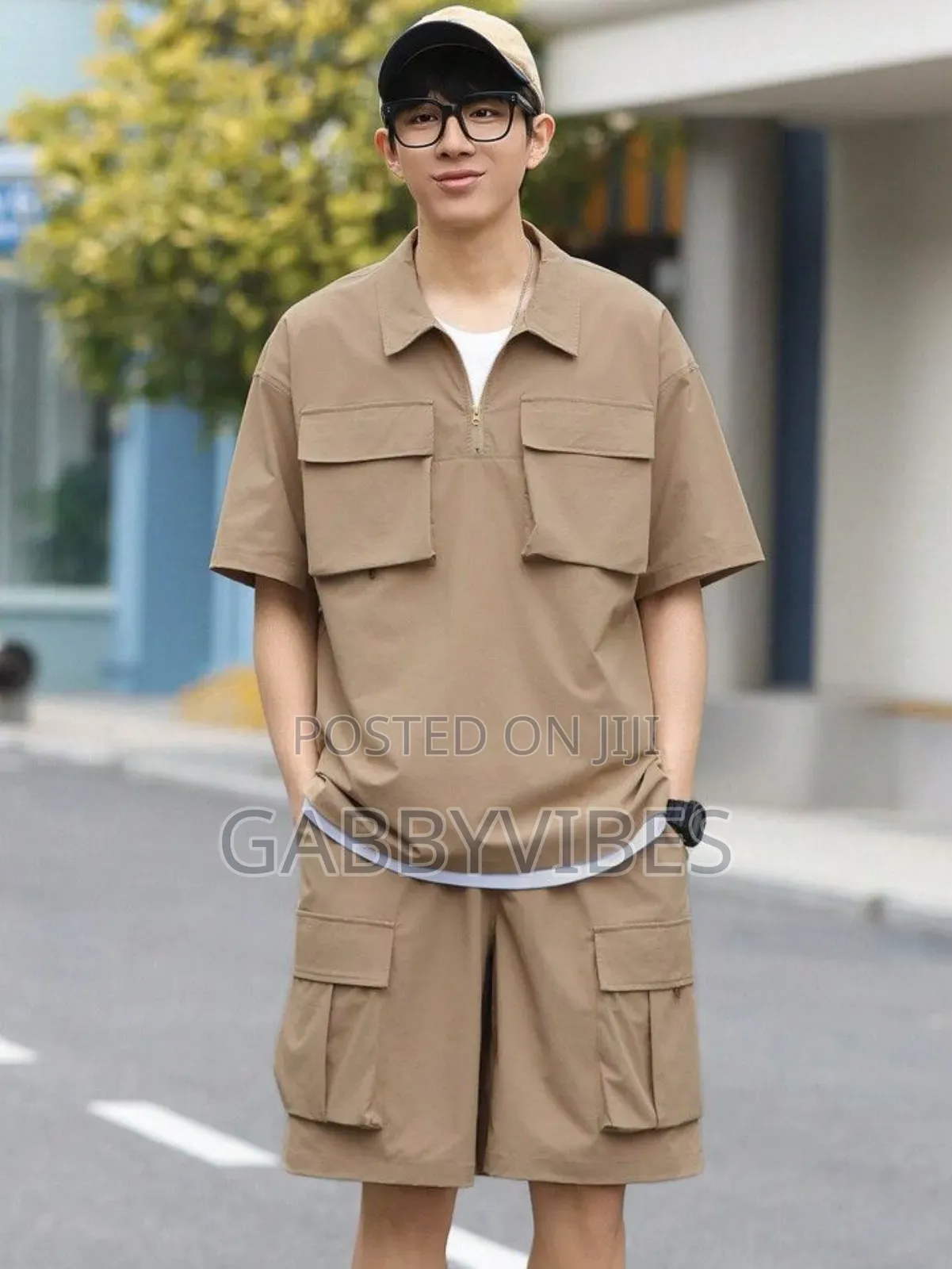 Khaki Akya 3 in 1 Outfit