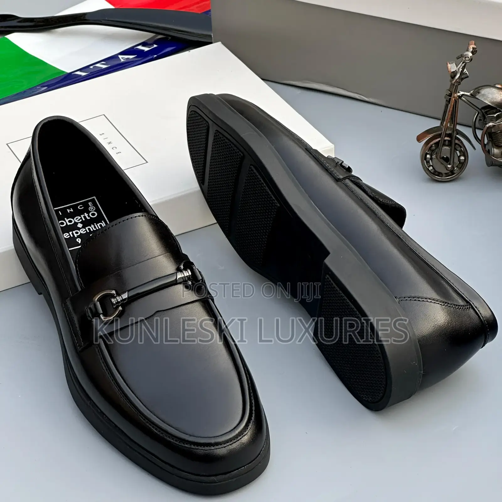 Original Roberto Serpentini Leather Shoe for Men 3 Designs