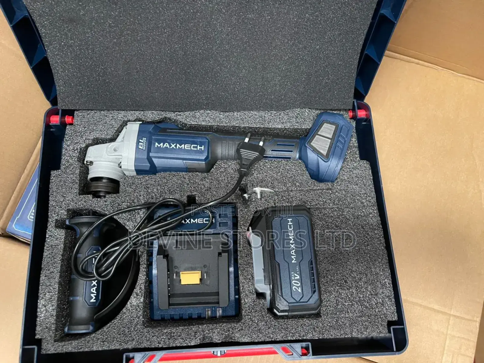 20v Maxmech Cordless Angle Grinder