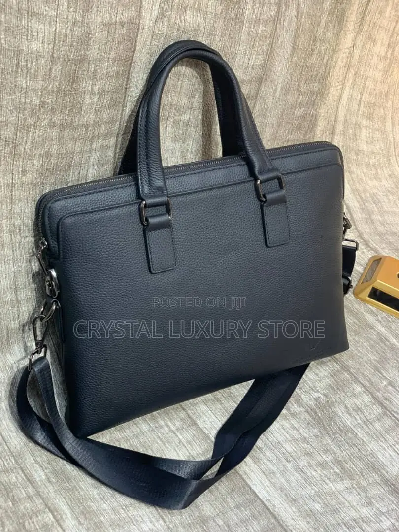 Gucci Quality Luxury Men Genuine Leather Laptop Bag