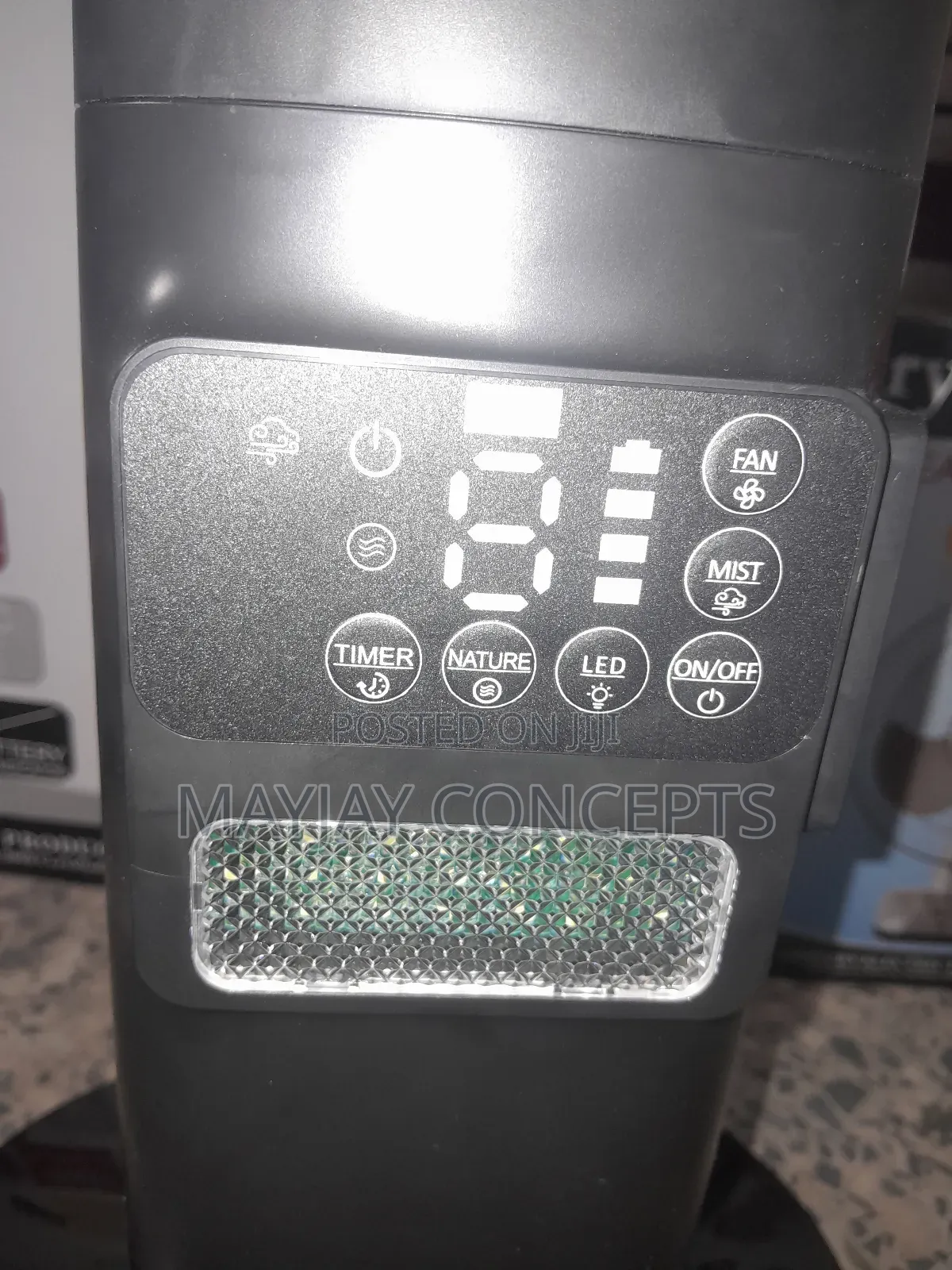 Century 18inches Rechargeable Mist Fan With Digital Display
