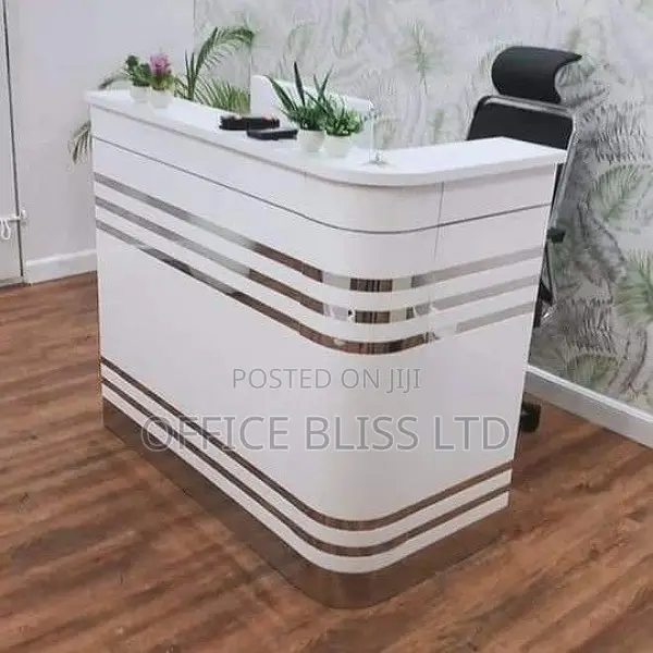 Reception Glossy Office Desk