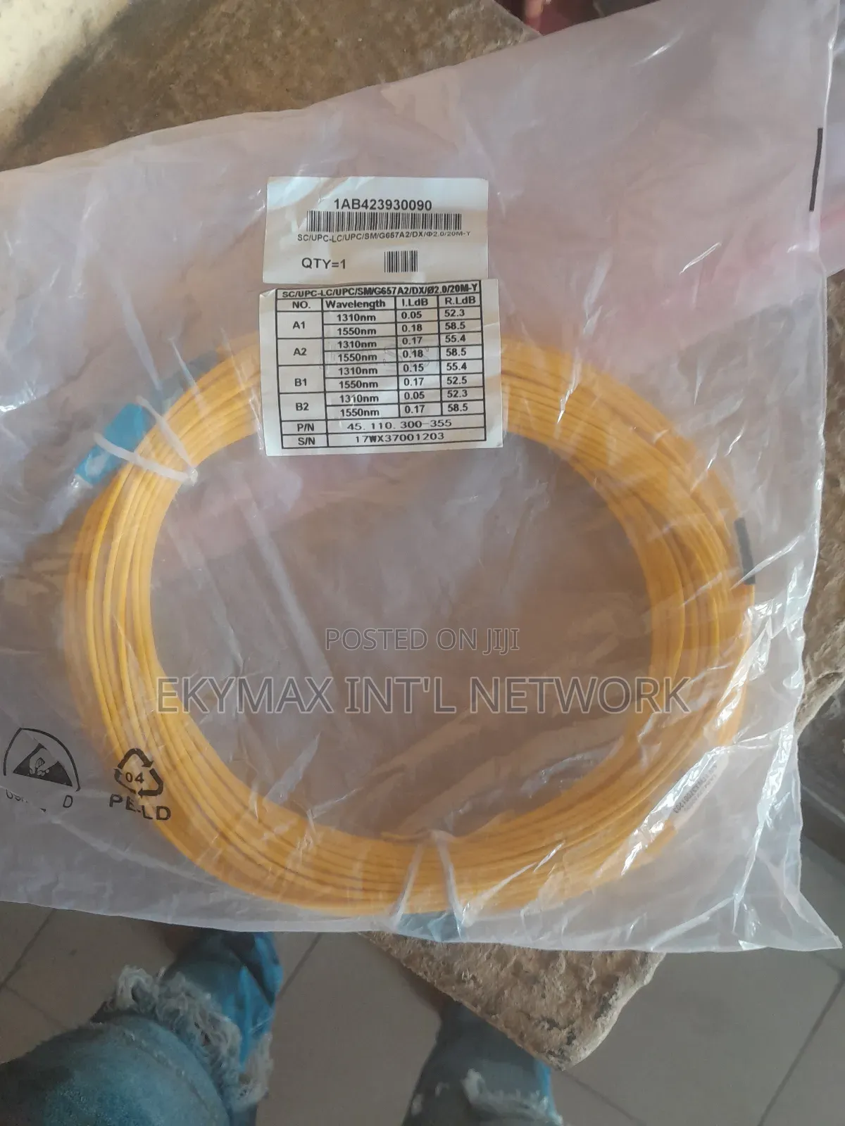20meter LC-SC Fiber Optic Cable