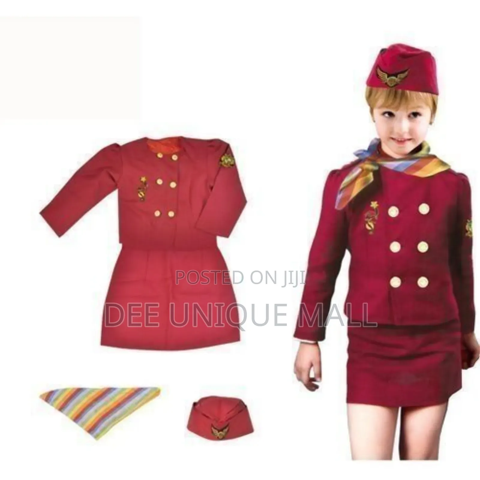 Air Hostess Kids Costume