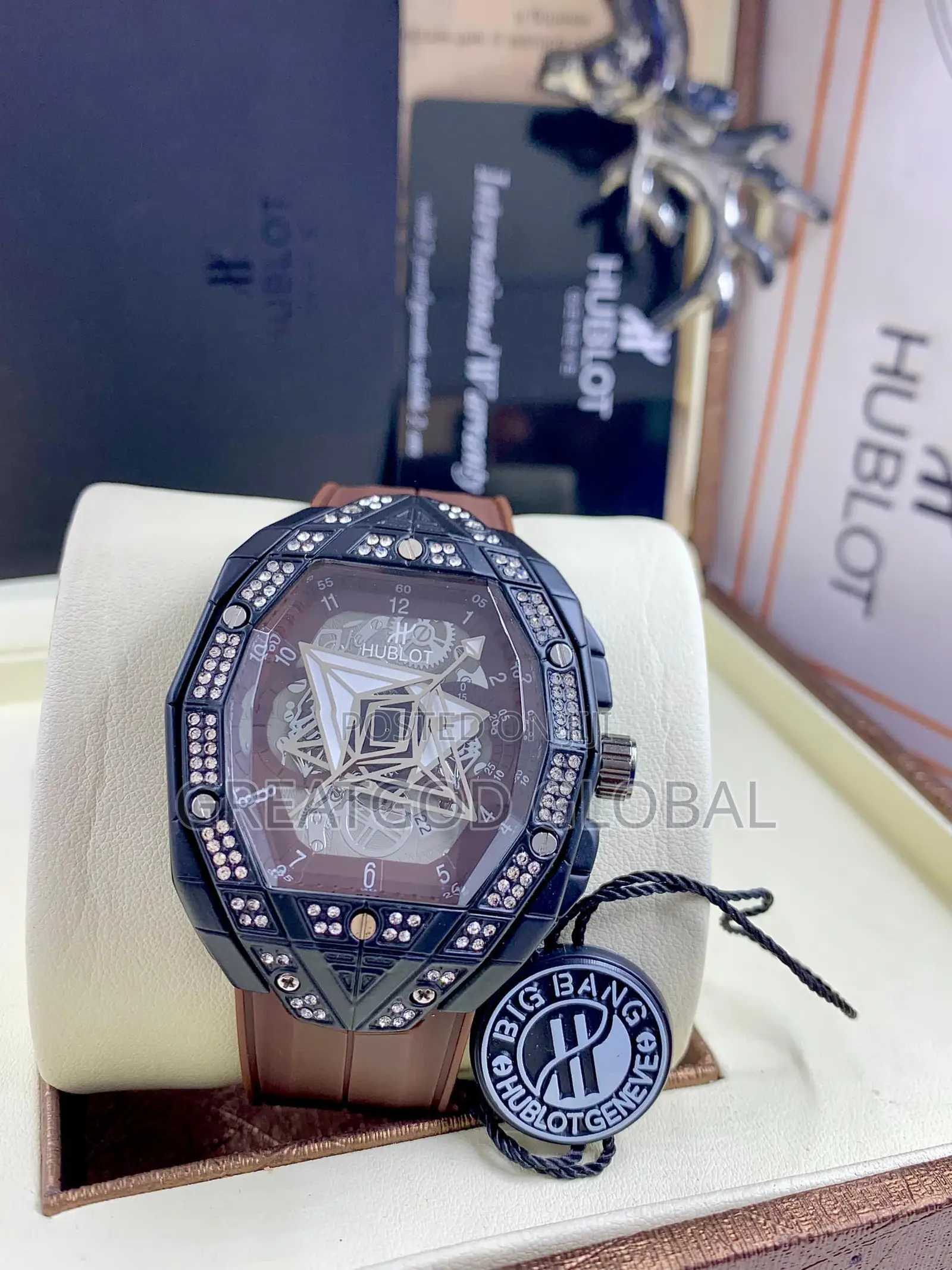 Hublot Rubber Stone Wristwatch