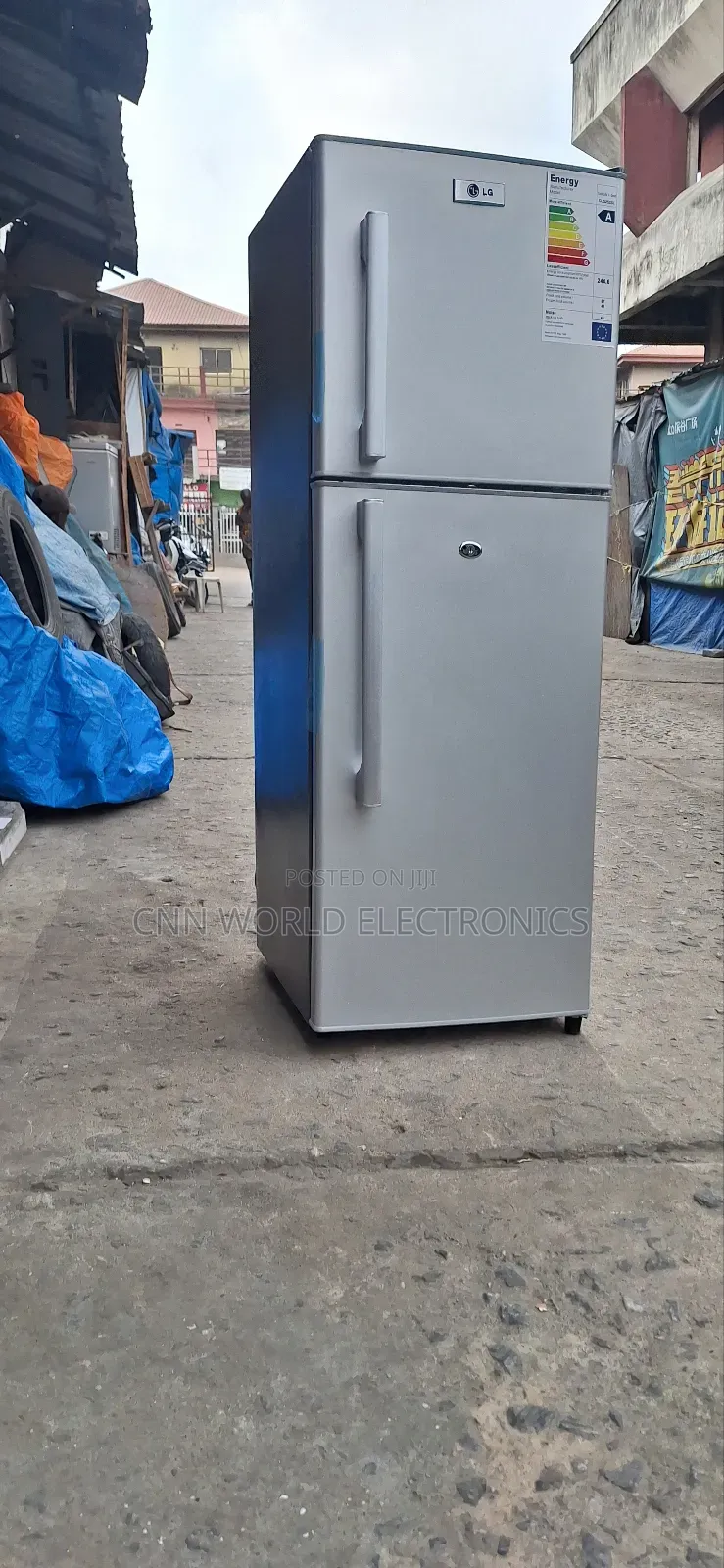 New Lg 150l Double Door Fridge Energy Saving Super Cooling