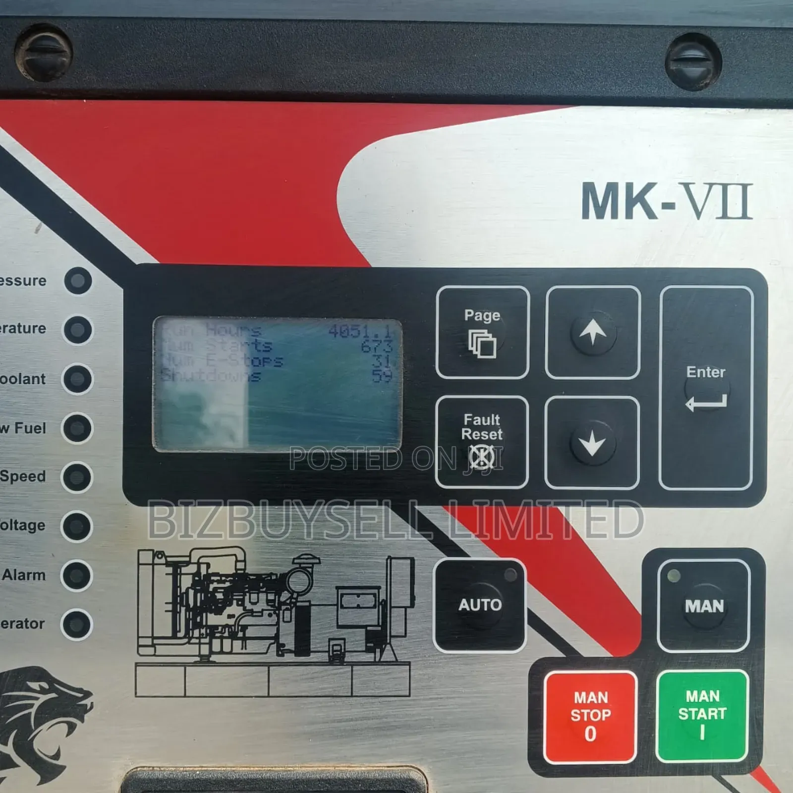 100kva Diesel Mikano Generator Set, 1 Year Warranty.