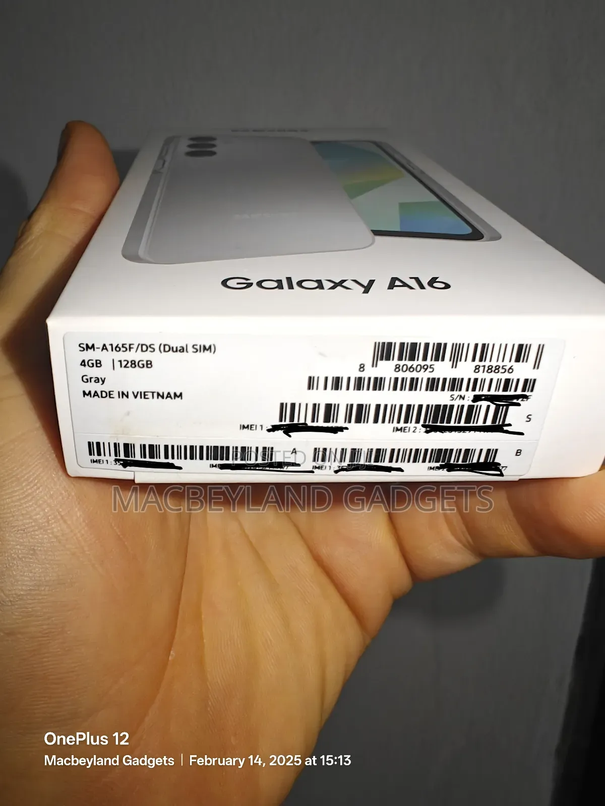 New Samsung Galaxy A16 128 GB Gray