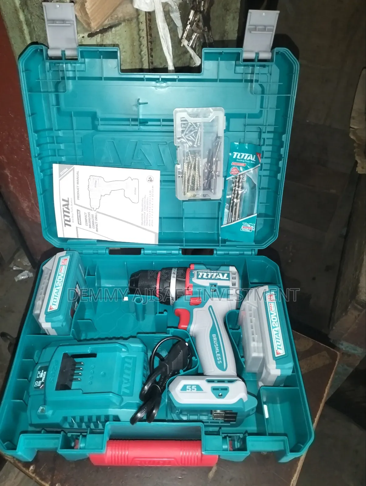 Total Compact Brushless Cordless Impact Drill