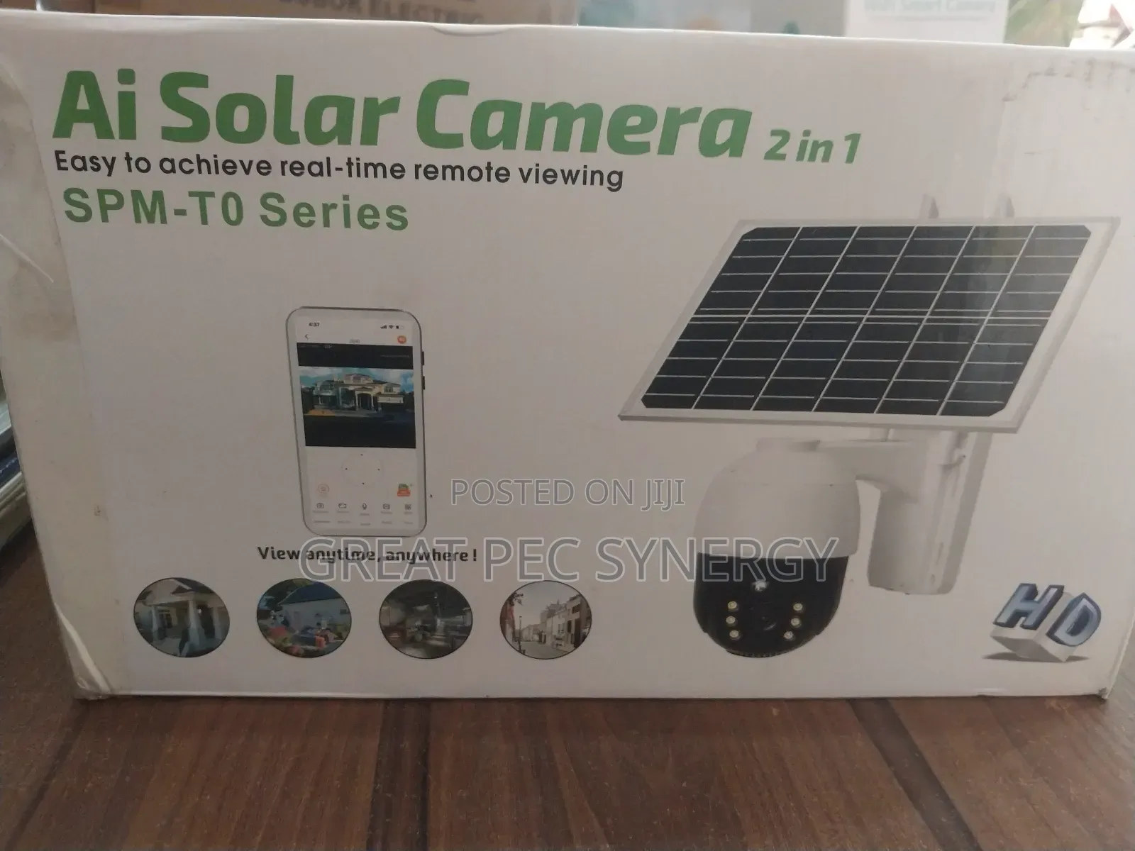 Ai Solar Camera 2 in 1 (Cctv With Solar Panel)