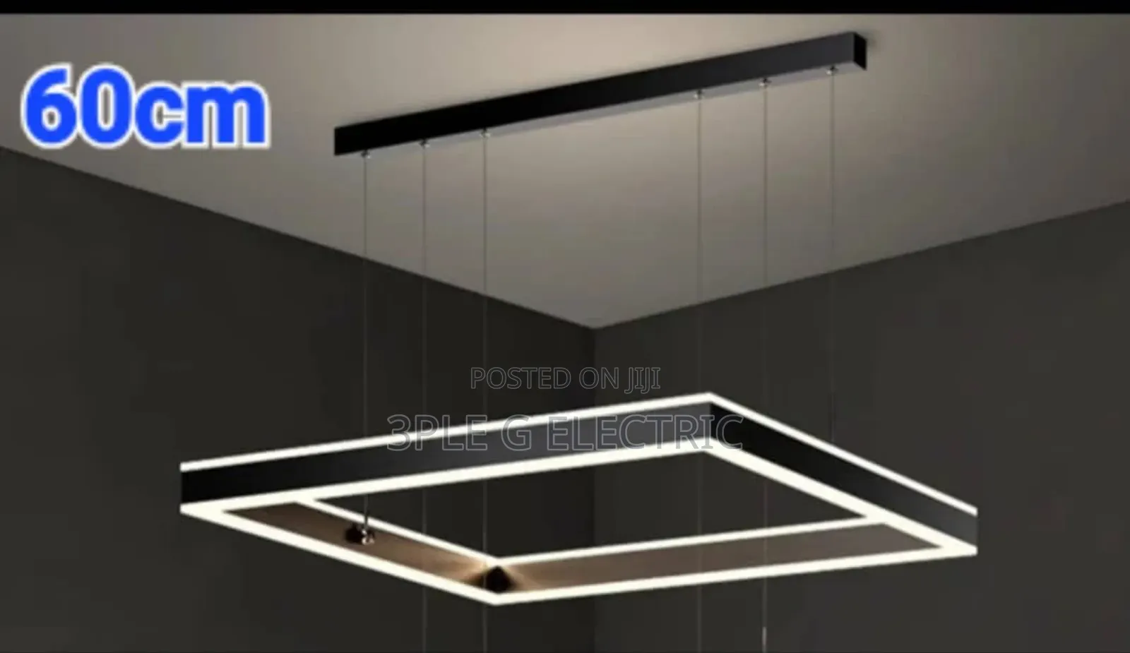 Simple Single Led Chandelier