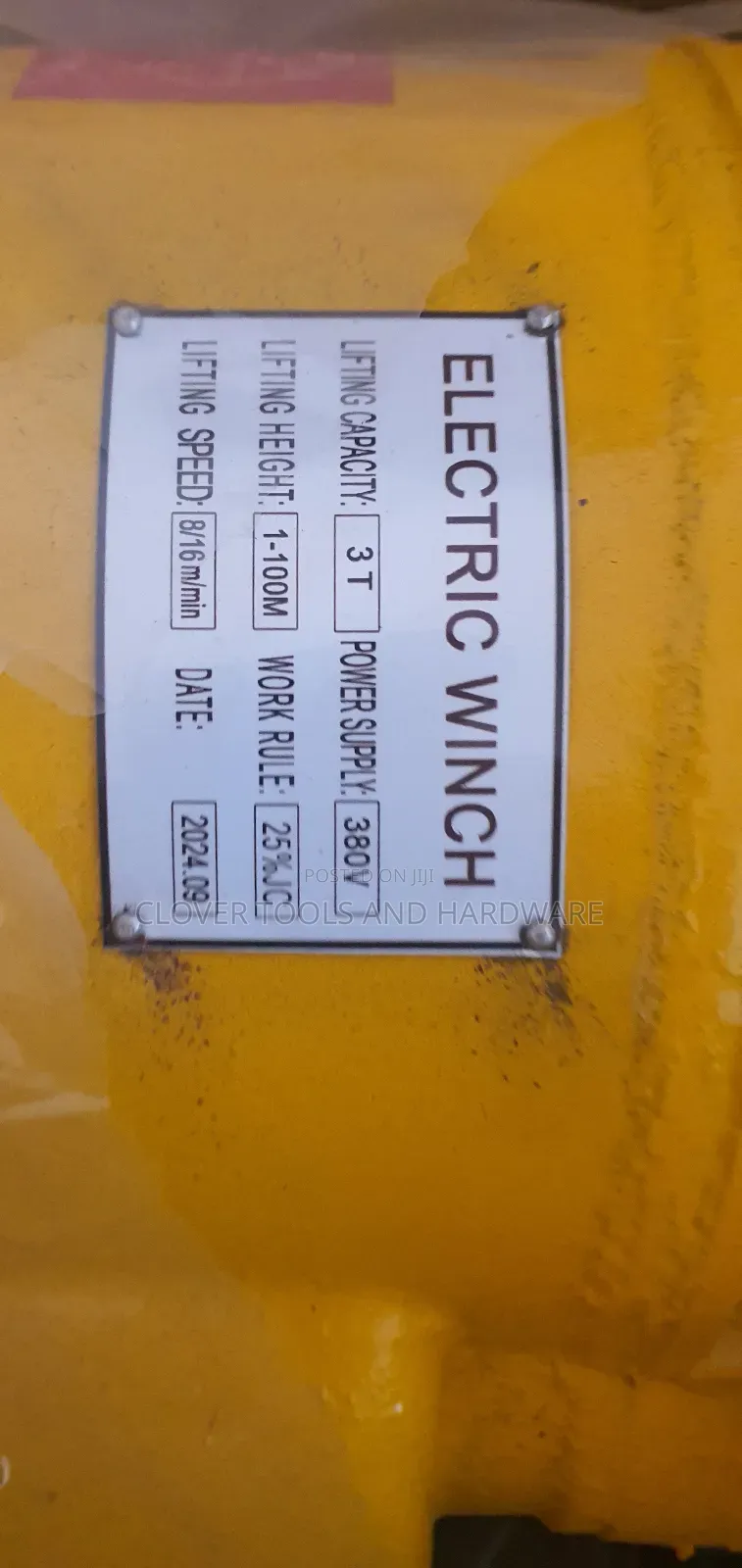 Electric Winch 3T X 30M 380V