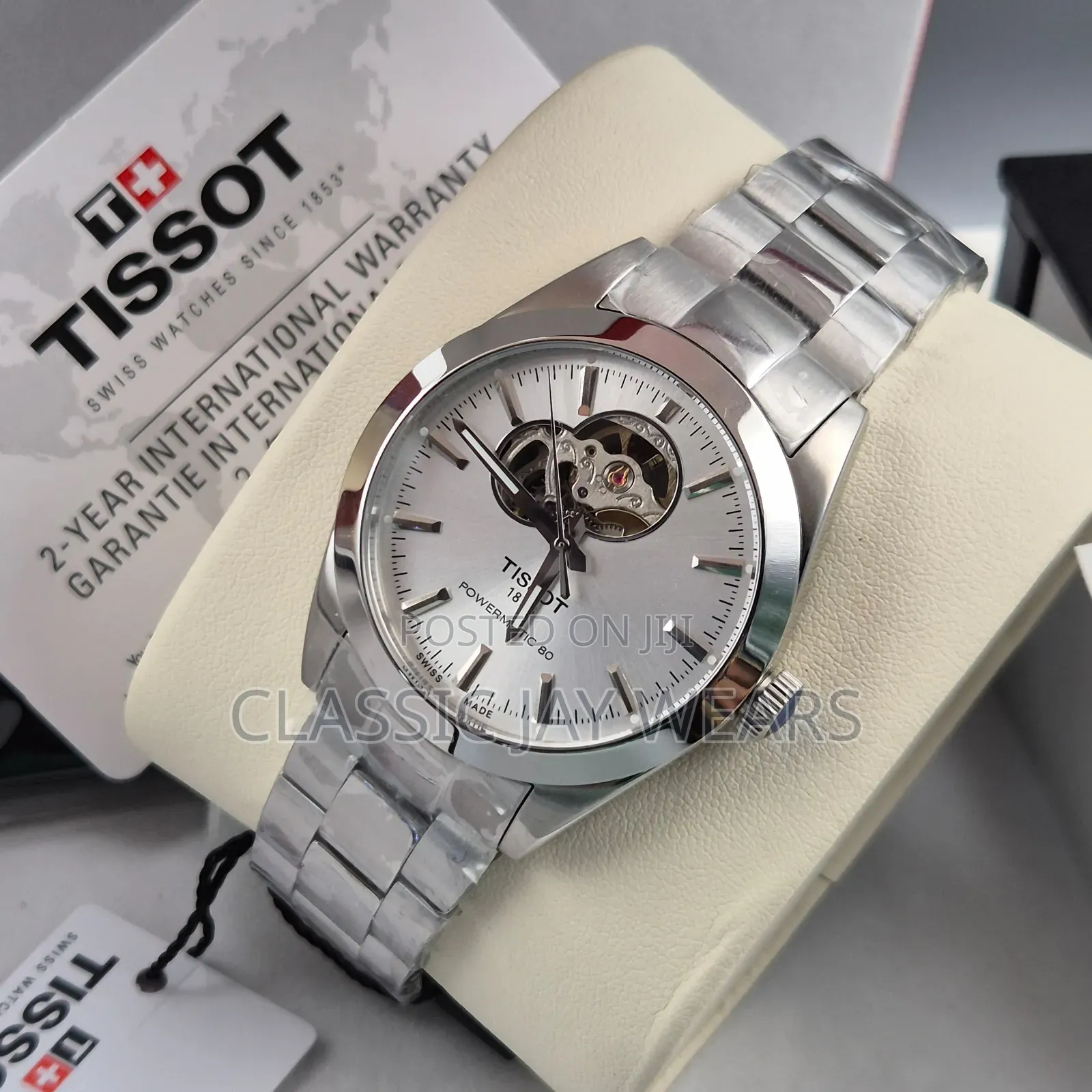 Automatic Tissot Chain Transparent Watch
