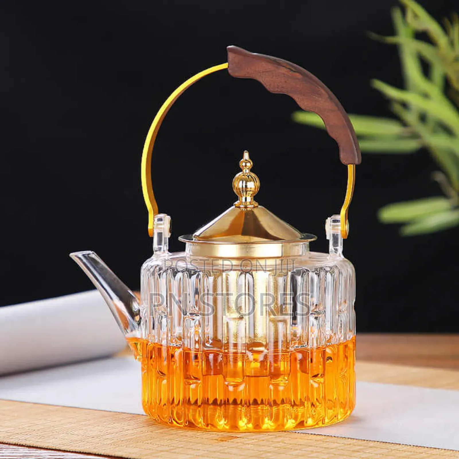 Portable Borosilicate Kettle. Heat Resistant