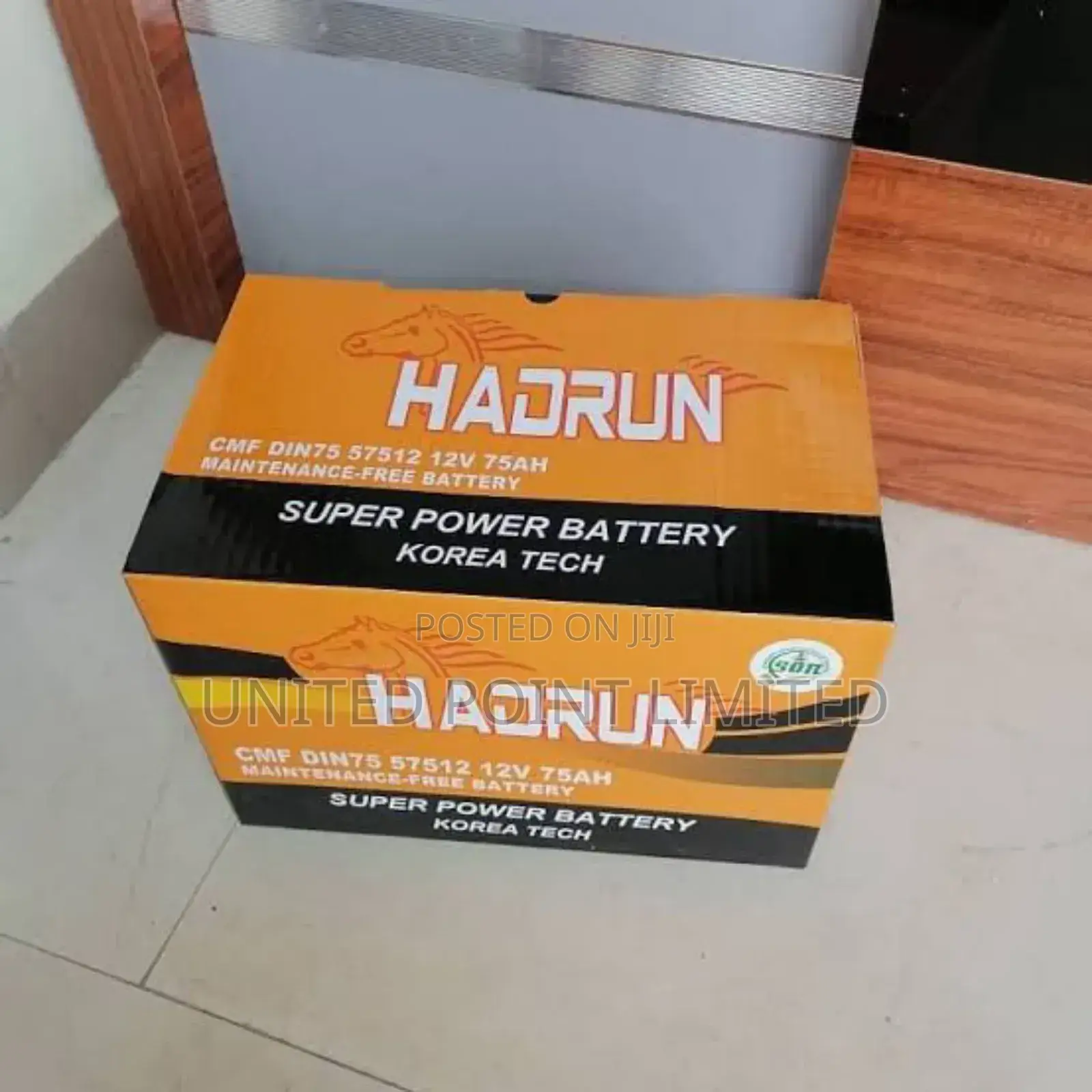 75ah Hadrun Battery Korean Tech