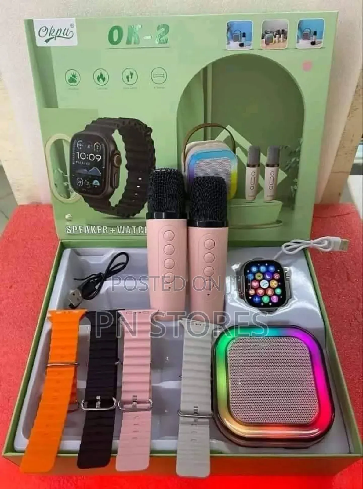 Ultra 7 In1 Bluetooth Wireless Charge Smart Watch Speaker