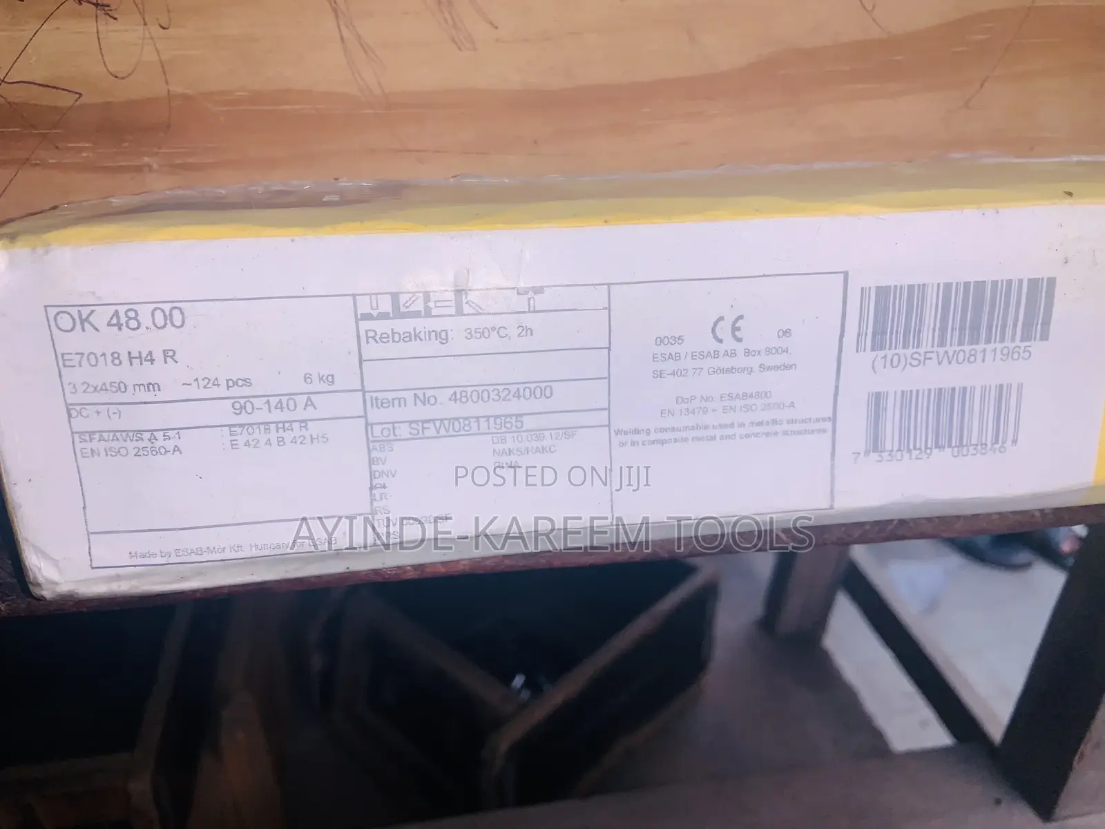 ESAB E7018 H4R (3.2 X 450mm) Welding Electrode