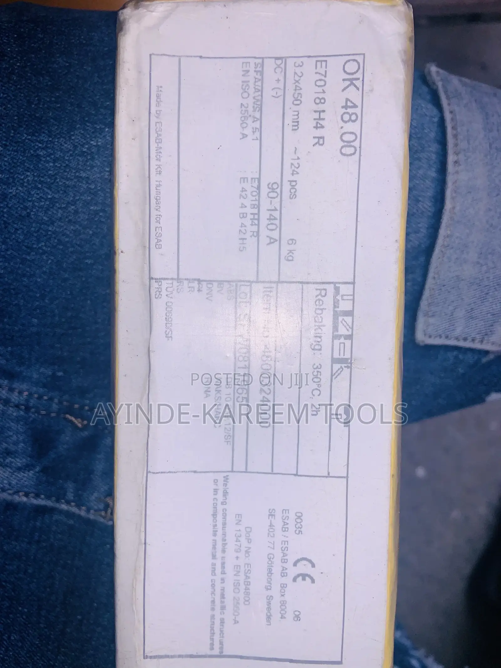 ESAB E7018 H4R (3.2 X 450mm) Welding Electrode