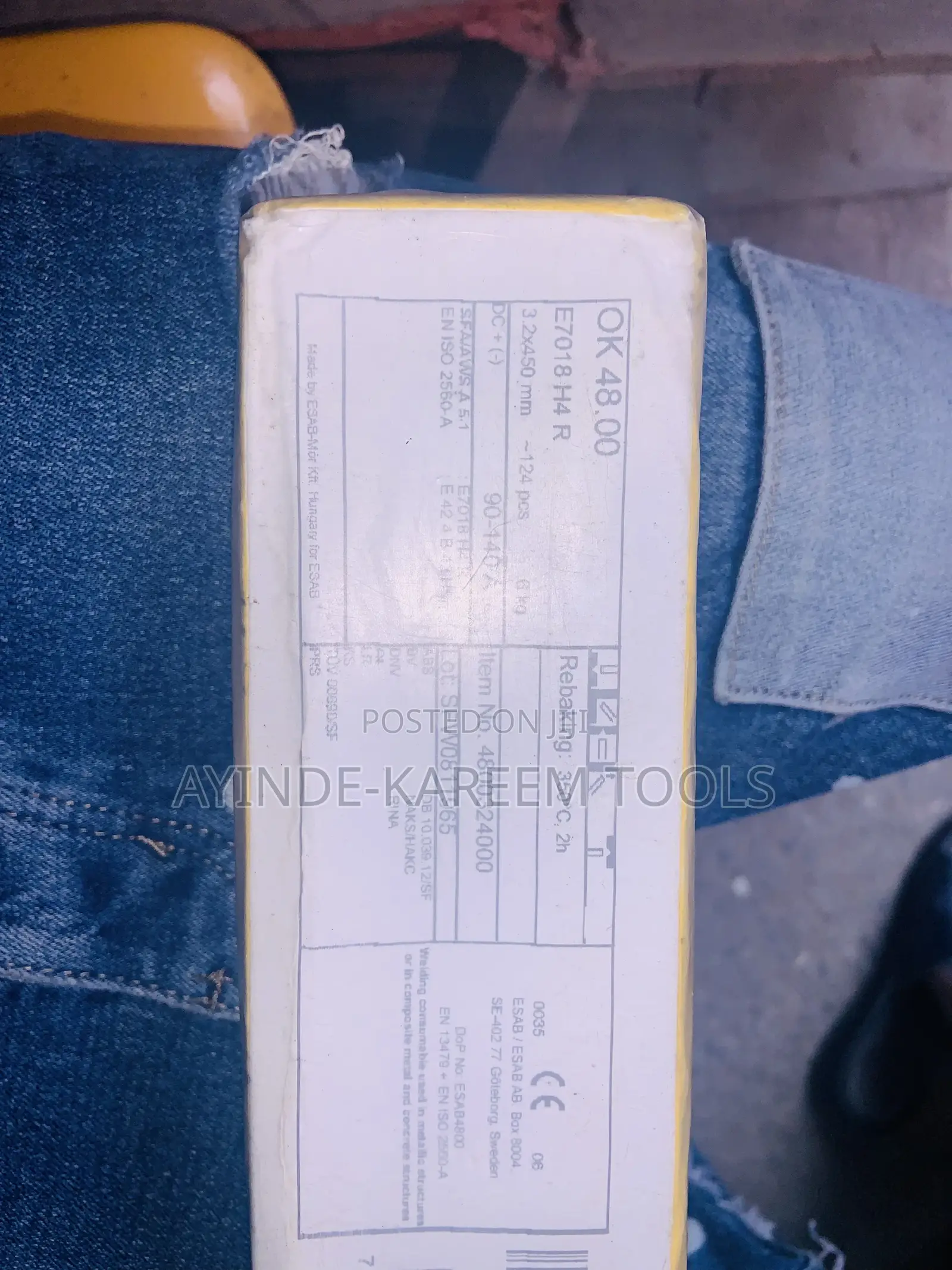 ESAB E7018 H4R (3.2 X 450mm) Welding Electrode