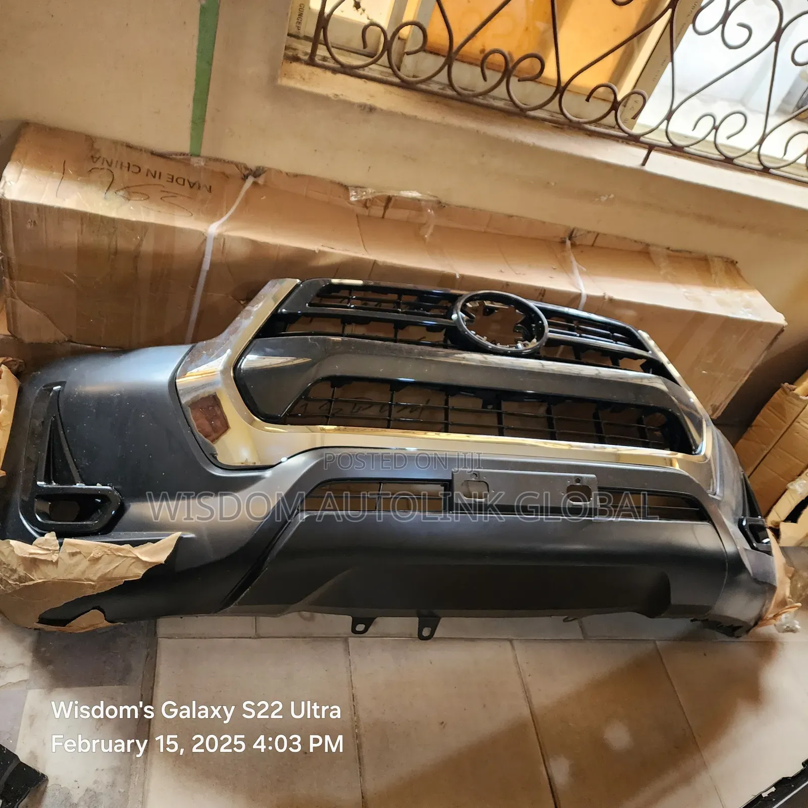 Complete Front Bumper for Toyota Hilux 2020/22 Rocco Spec