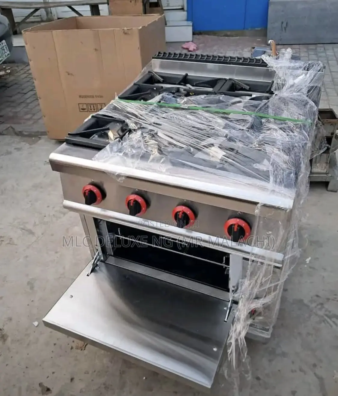 Kitchen 4 Burners Gas Cooker With Gas Baking Oven (Stainles)