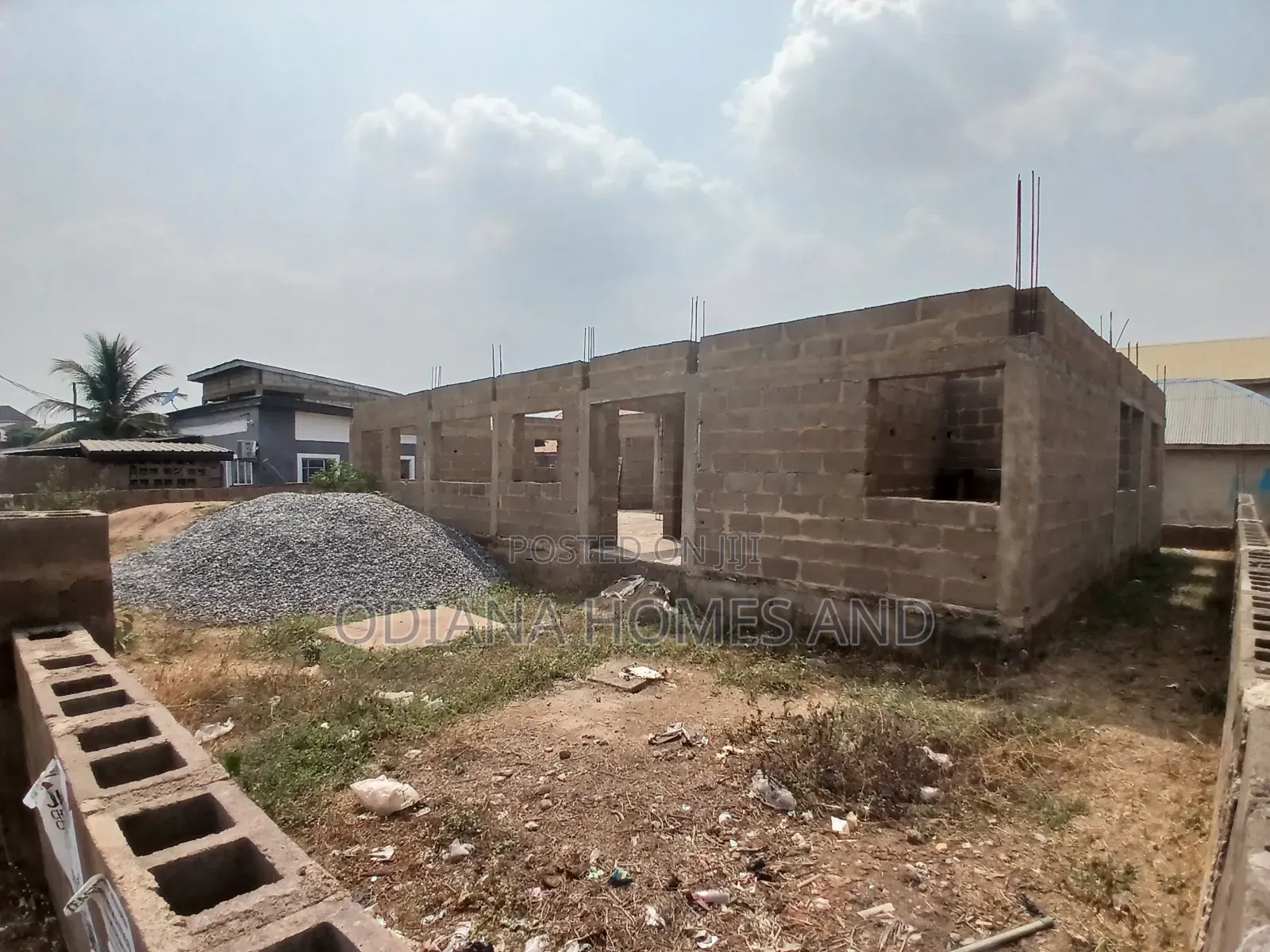 Uncompleted Commercial Structure Along Ogungbade Road