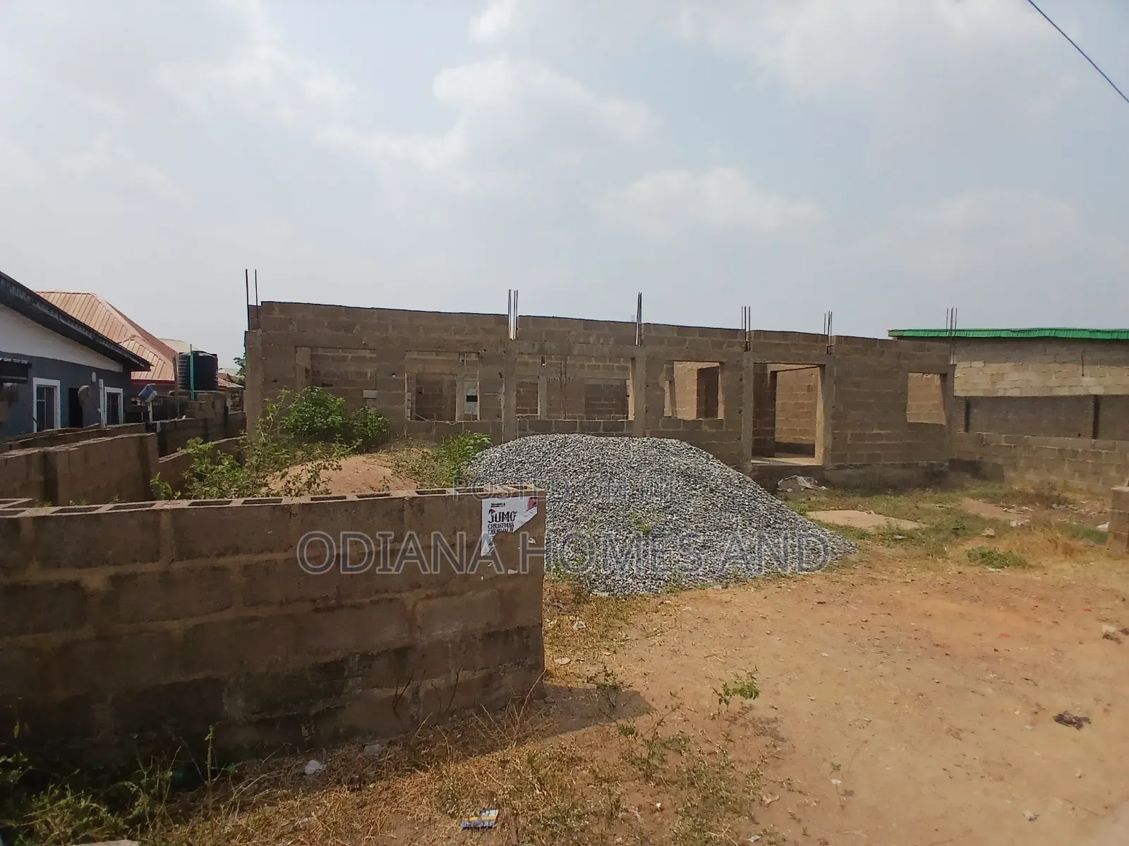 Uncompleted Commercial Structure Along Ogungbade Road
