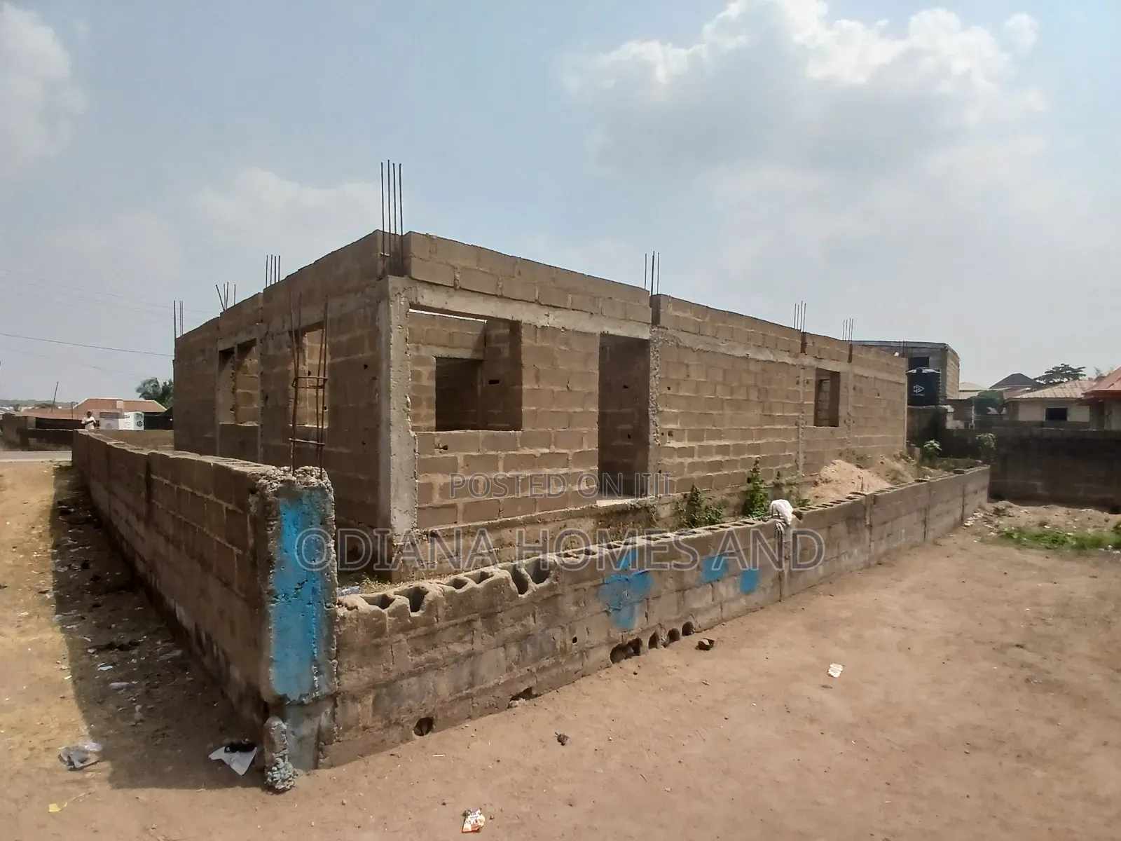 Uncompleted Commercial Structure Along Ogungbade Road