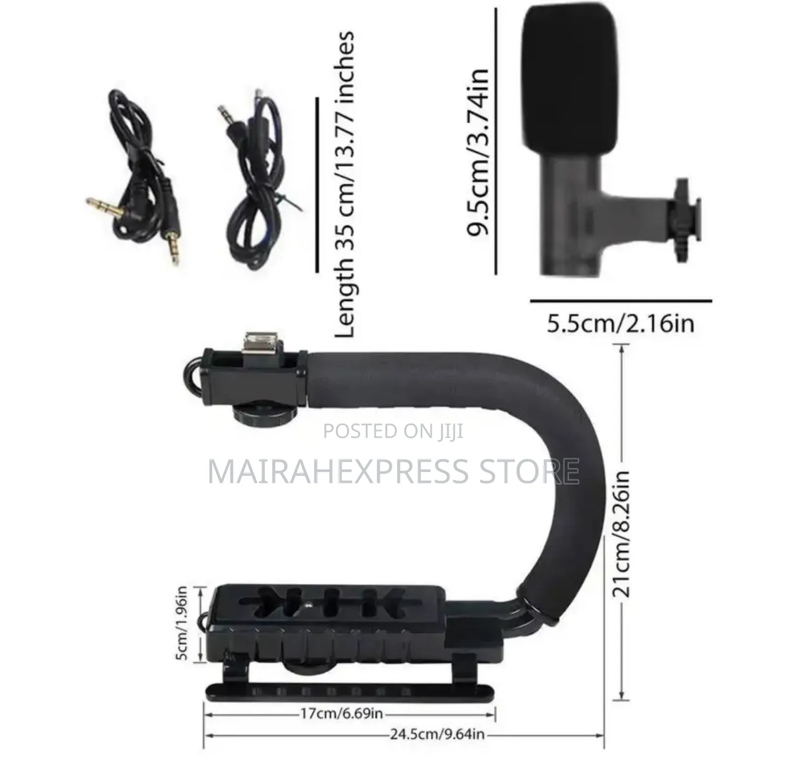 U/C Shaee Camera/Mobile Phone Stabilizer With Hot Ligh