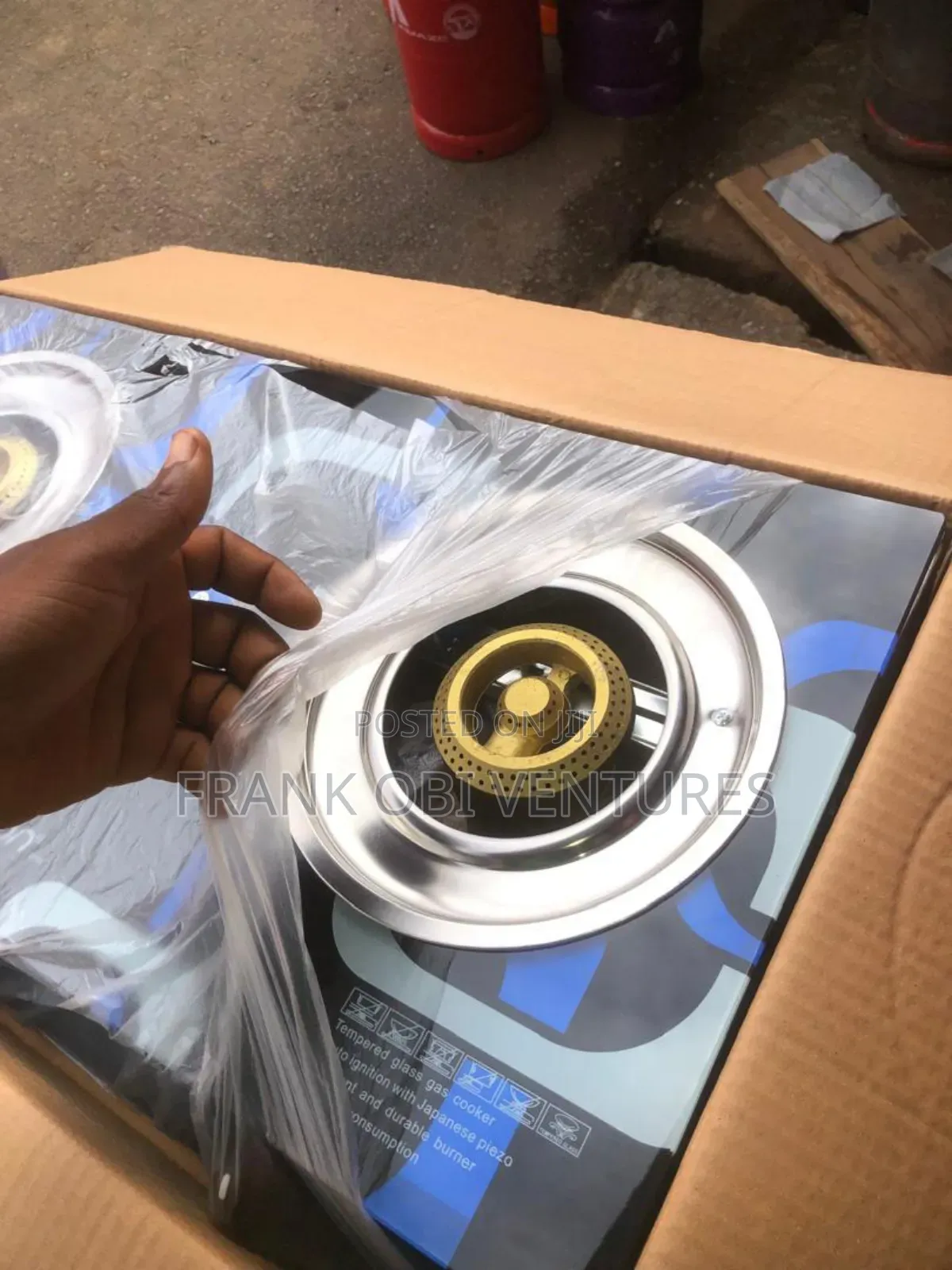Ddouble Burners Glass Cooker.