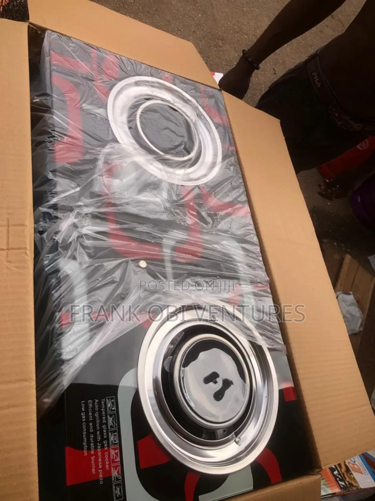 Ddouble Burners Glass Cooker.