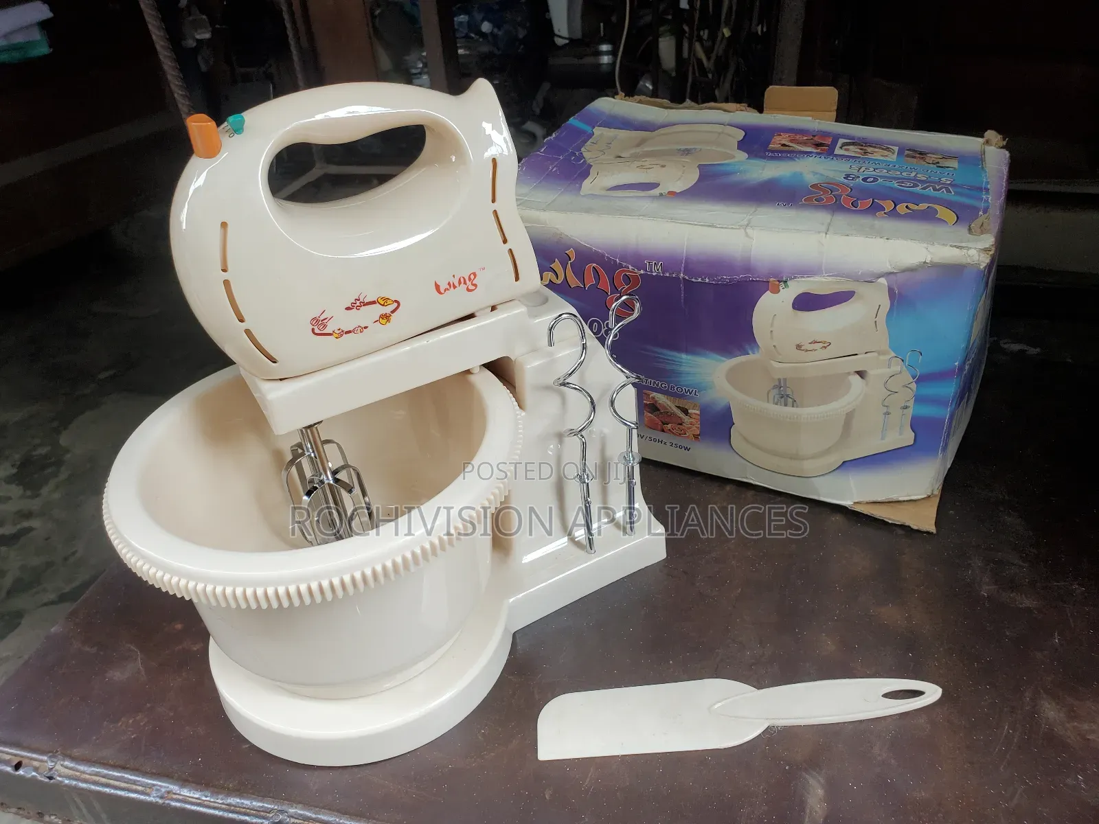 Wing Cake Mixer Stand Mixer With Rotating Bowl