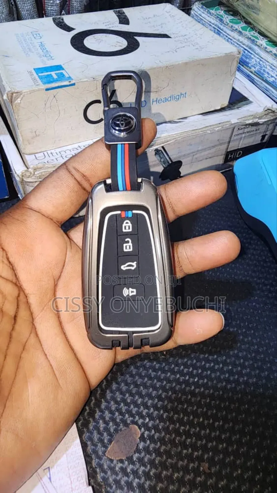 Metallic Car Key Pouch for Rav4 2020