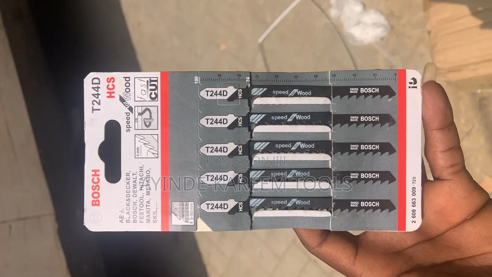 Original Jig Saw Blade for Wood T244D HSC