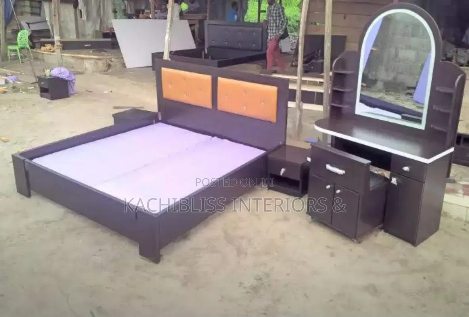 Exclusive Modern Bedframe And Dresser
