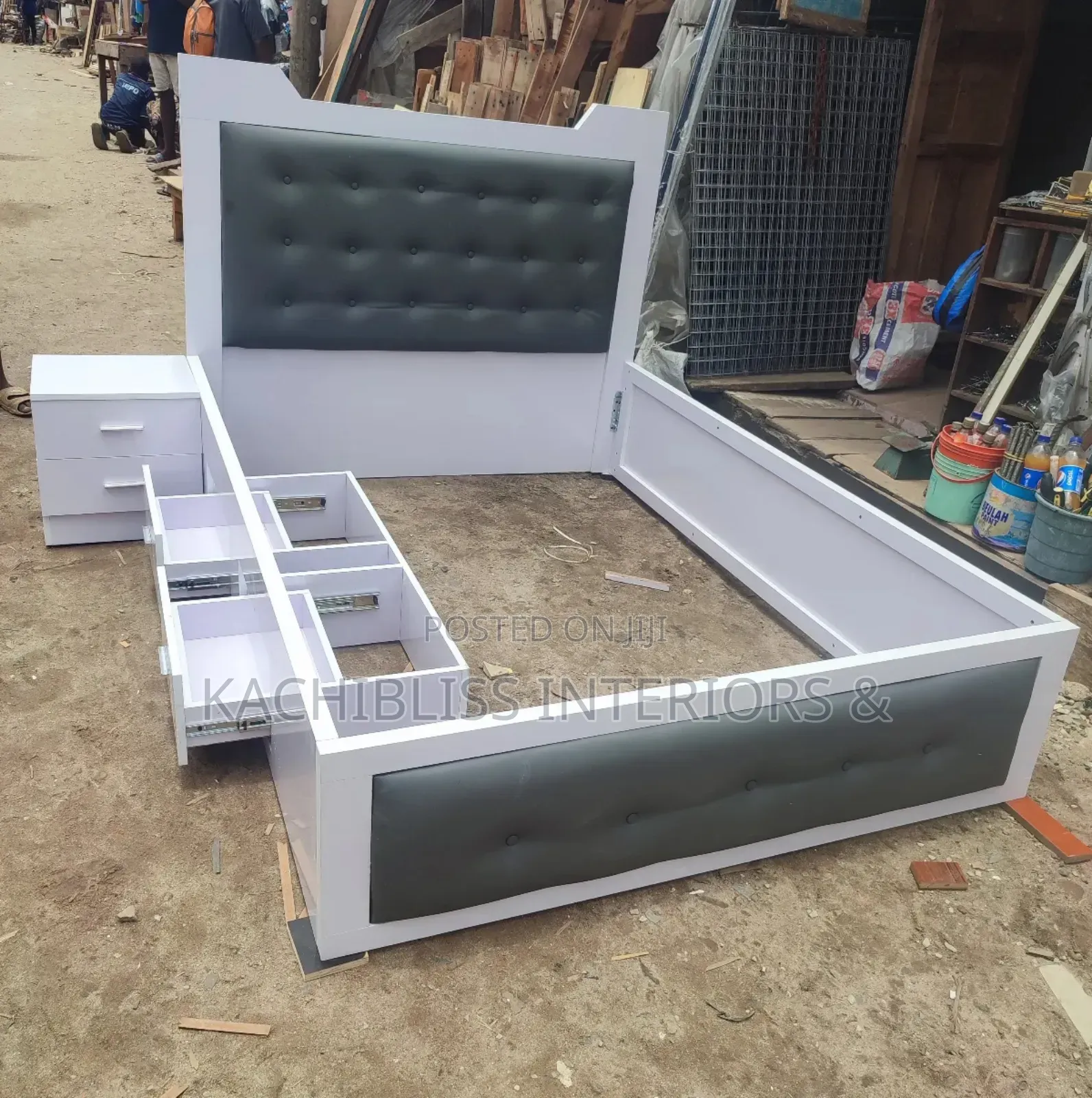 Unique 41/2 by 6ft Modern Bedframe