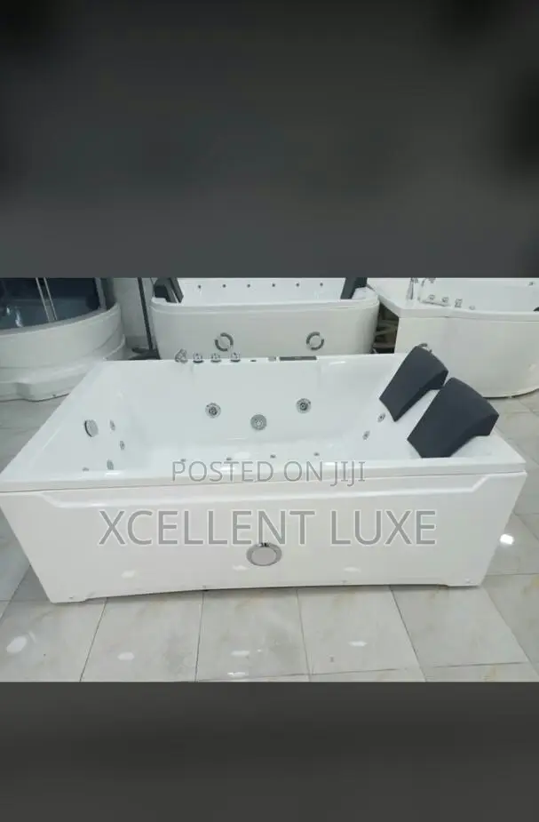 Double Square Massage Jacuzzi Bathtub