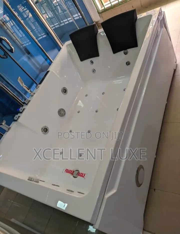 Double Square Massage Jacuzzi Bathtub