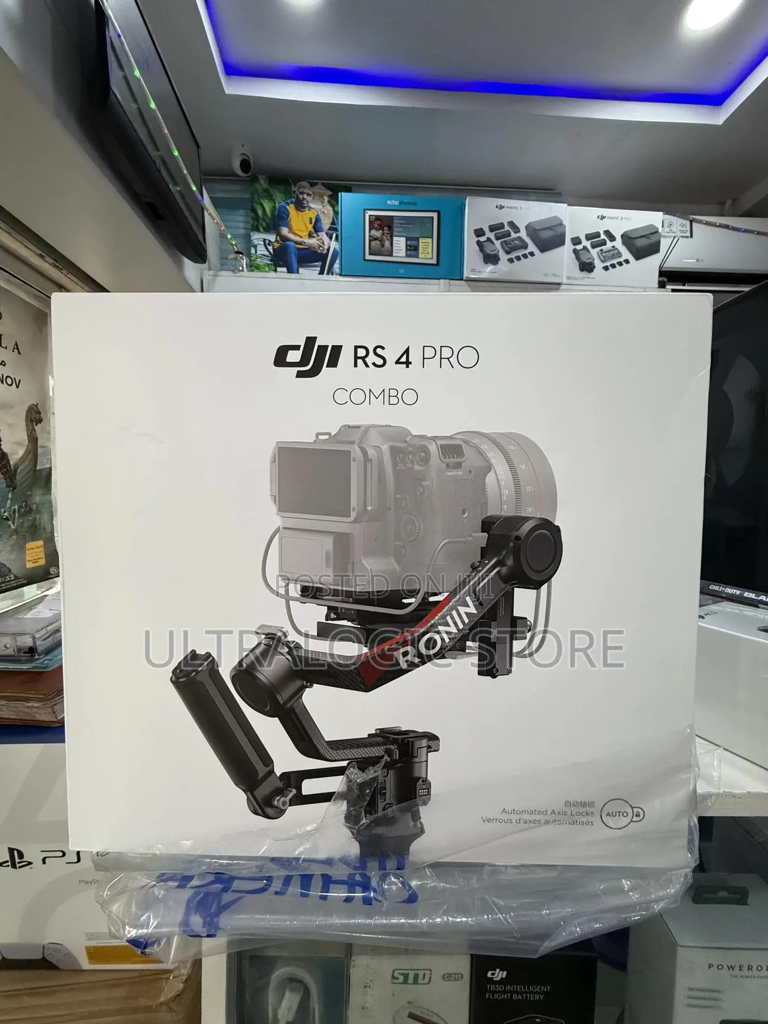 New DJI RS 4 Pro Combo Gimbal Stabilizer - RS4