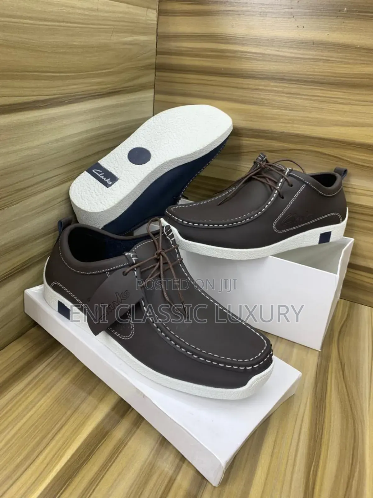 Clark Lace Up Flat Shoes Best Quality Available In Store