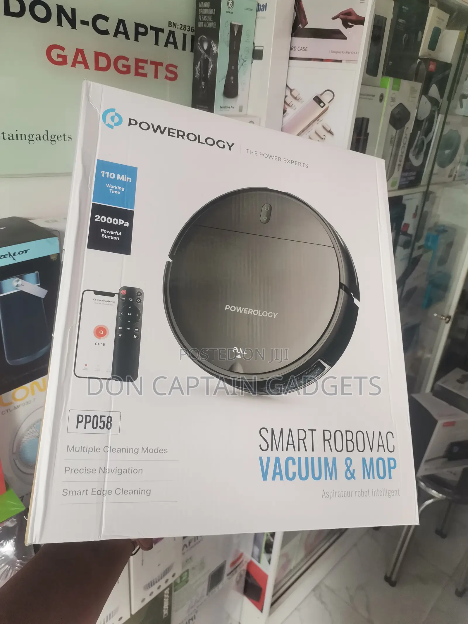 Powerology Smart Robotic Vacuum Mop Cleaner PP058