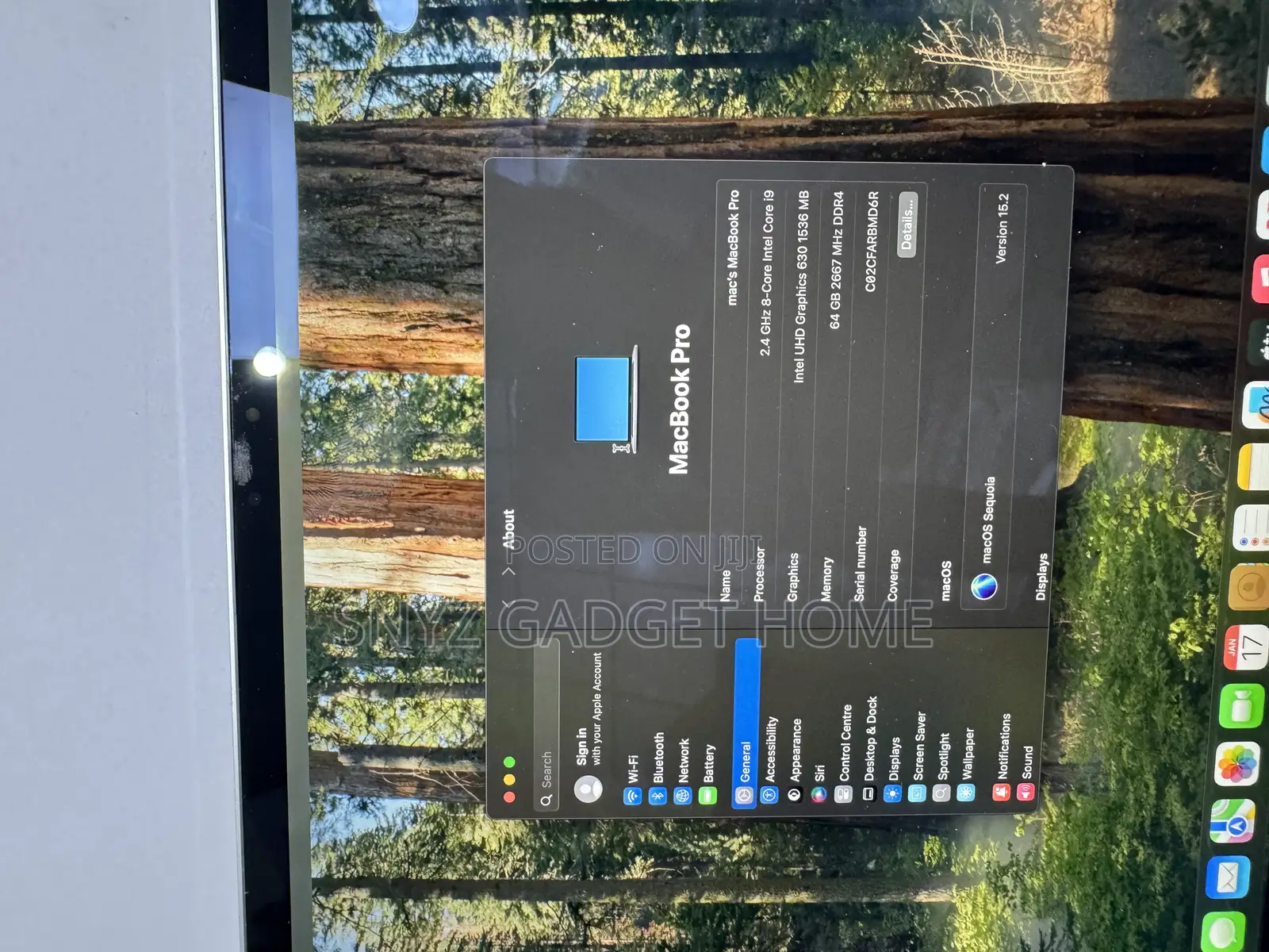 Laptop Apple MacBook Pro 2019 64GB Intel Core I9 SSD 1T