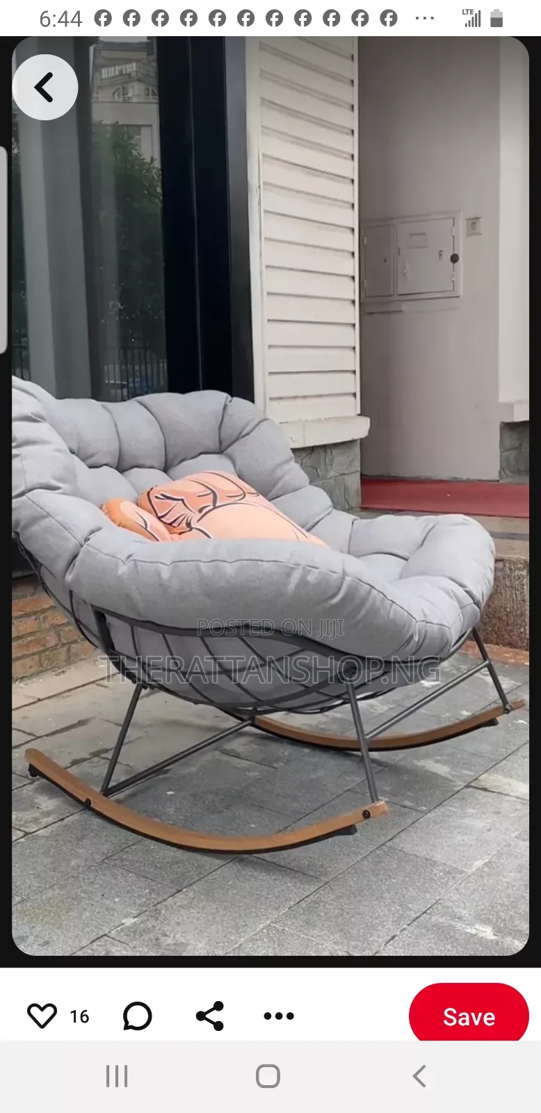 Cozy, Comfortable Rocking Chair