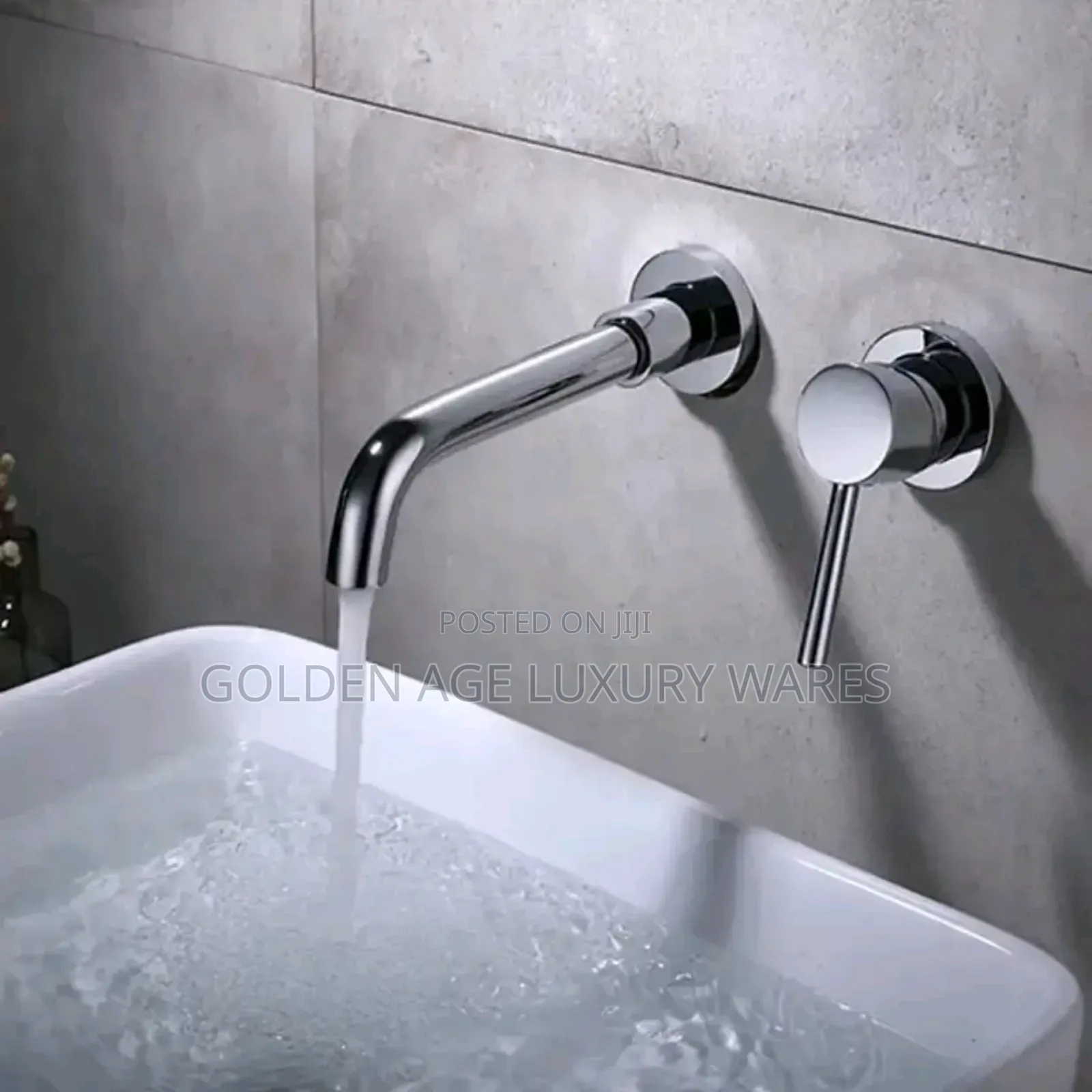 Round Conduit Basin Mixer Stainless