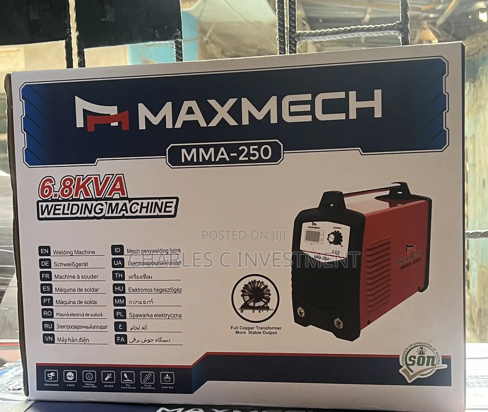 Mma -250-6.8kva Welding Machine