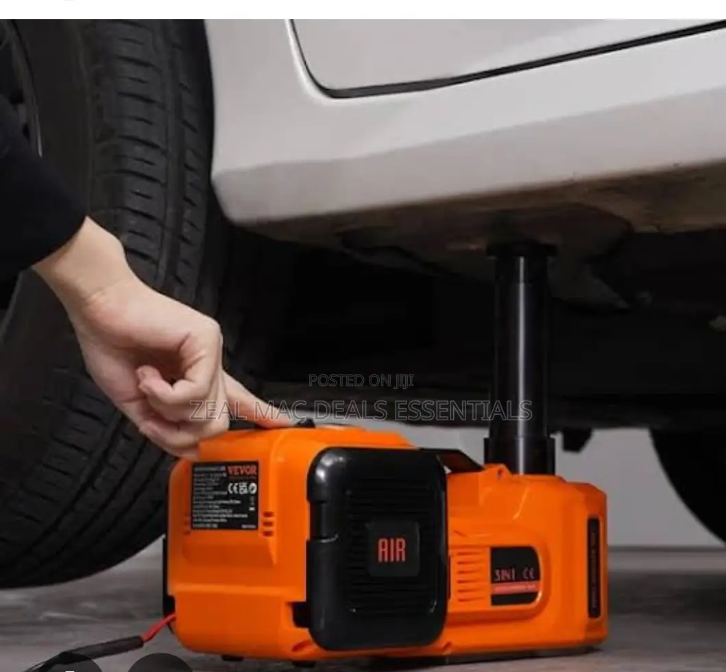Hydraulic Car Jack With Air Compressor and Tyre Inflator