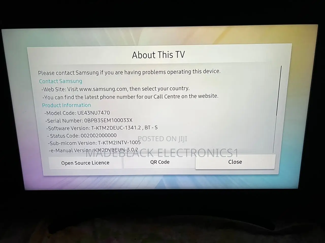 Samsung 43 Inches Smart Tv