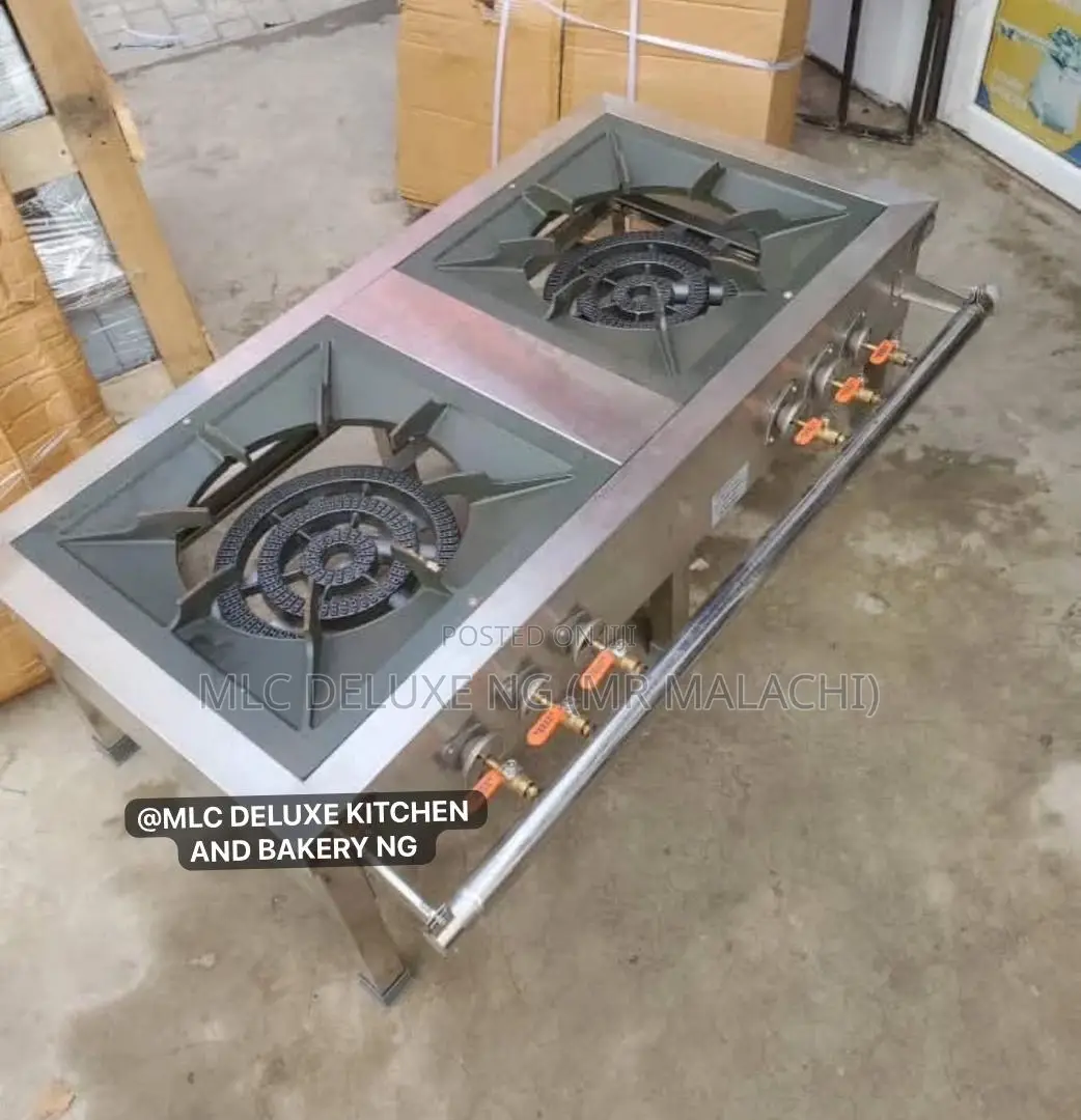 2 Phase Gas Pressure Stock Pot Cooker / 2burners For Big Pot