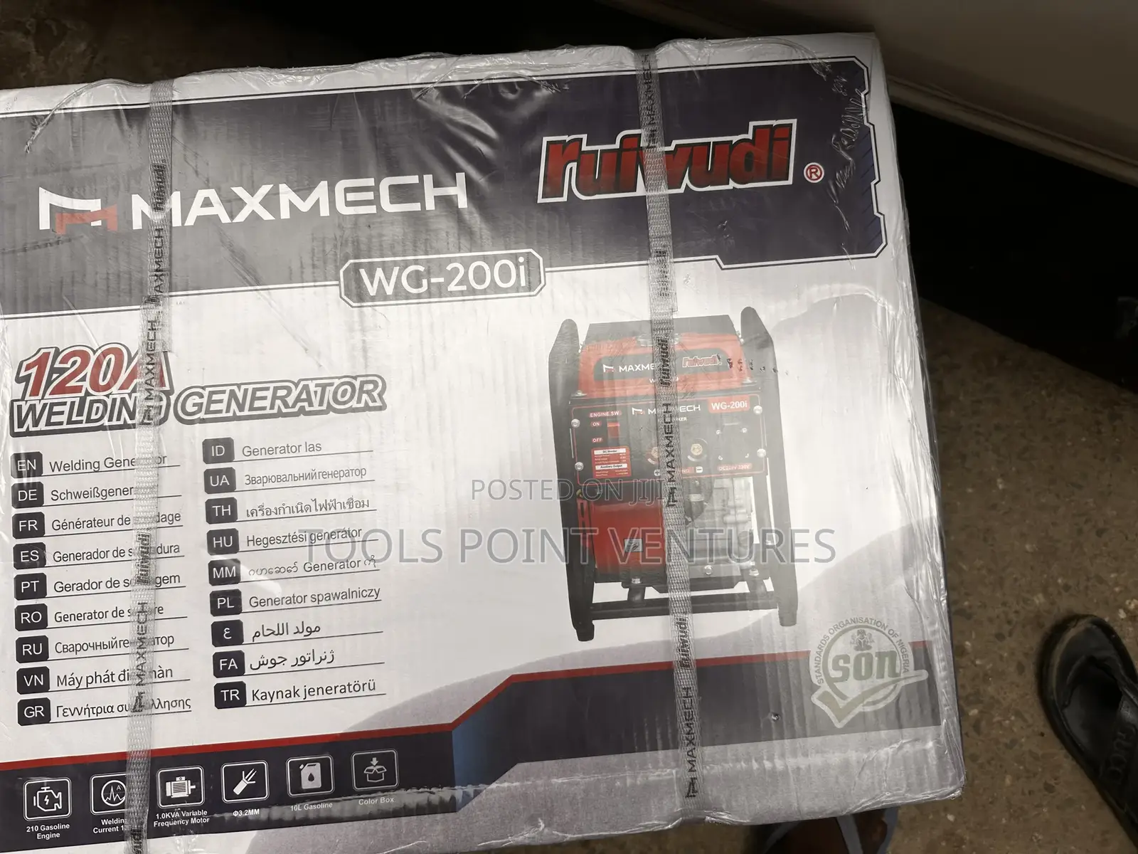 Maxmech Wg-200i 120a Welding Generator